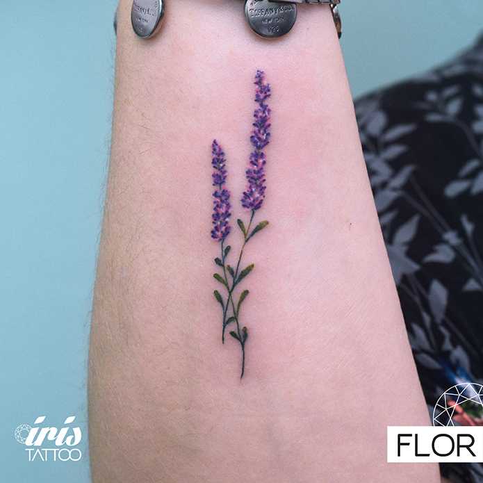 FLOR lavanda 2 – Iris Tattoo
